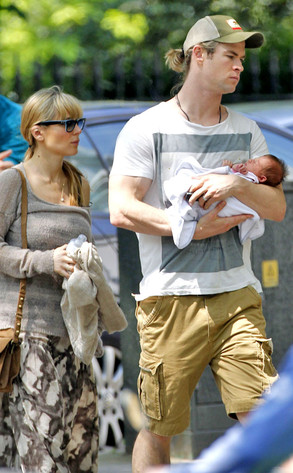 Chris Hemsworth, Elsa Pataky, India Rose Chris Hemsworth, Elsa Pataky, India Rose
